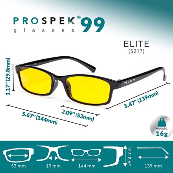 Prospek Elite Blue Light Computer Glasses, S217 - Picture 3 of 4